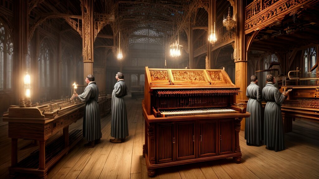 Construction d'un orgue
